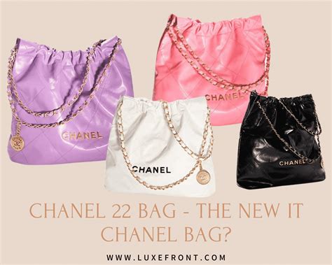 chanel 22 handbag|chanel 22 bag size comparison.